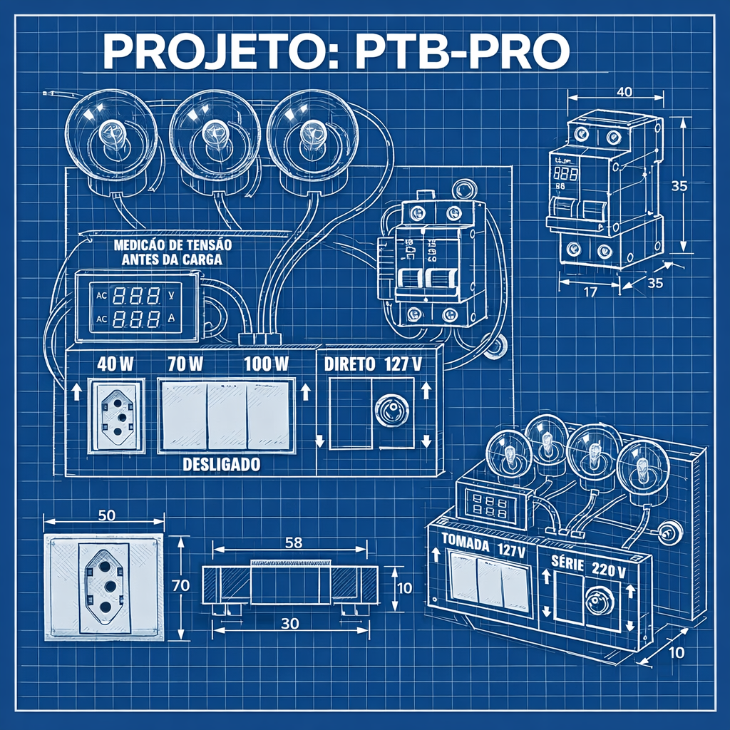 Projeto PTB-Pro: O Painel de Testes Definitivo para Bancada